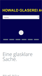 Mobile Screenshot of howald-glaserei.ch